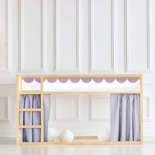 naklejki ścienne do pokoju dziecka Naklejka na łóżko Ikea Kura
