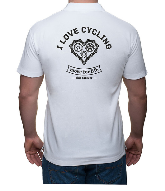 Koszulka polo. I love cycling studioixi