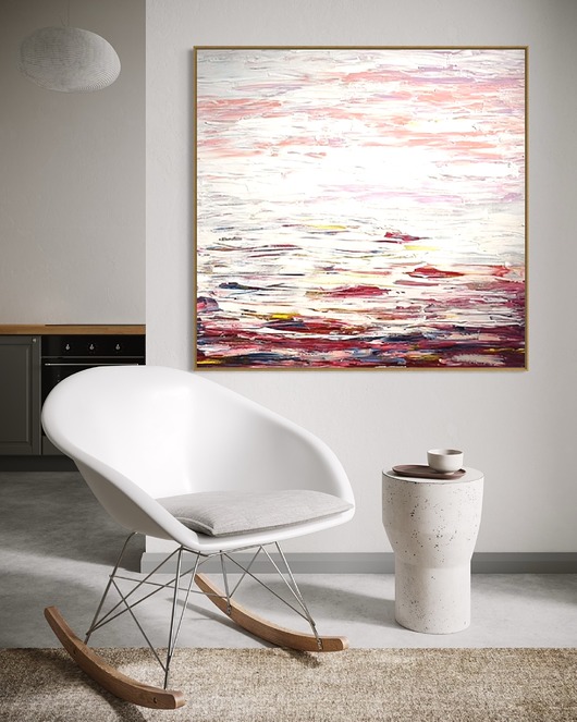 obrazy Obraz abstrakcyjny 100x100 cm