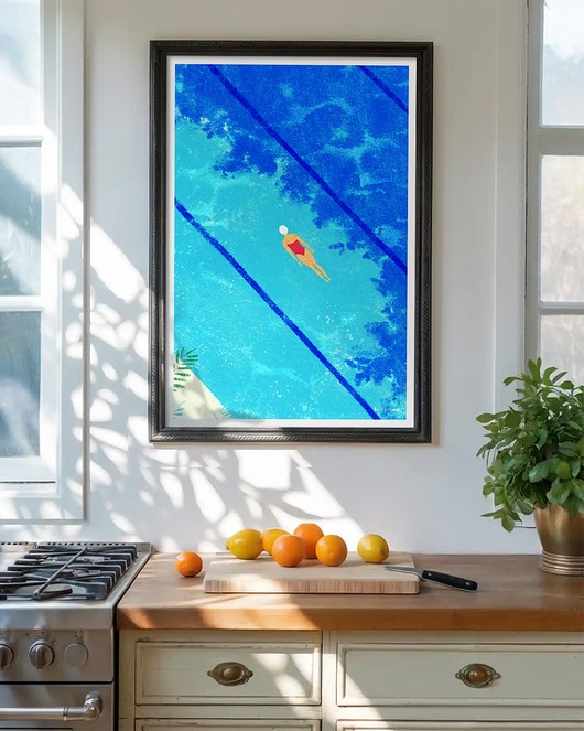 plakaty Podwodne odprężenie - plakat fine art