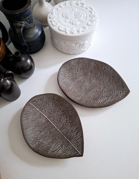 Podstawki pod kadzidełka Ceramiczne podstawki na biżuterię 2 sztuki