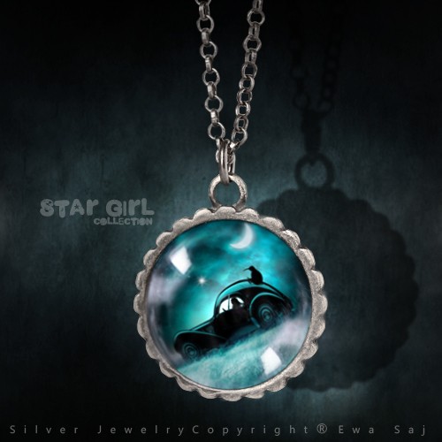 Star Girl collection - srebrny mini flover Ewa Saj  Silver