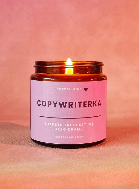 świece zapachowe Świeca sojowa COPYWRITERKA