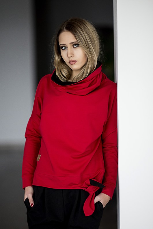 Bluza Supeł - czerwona Lillow