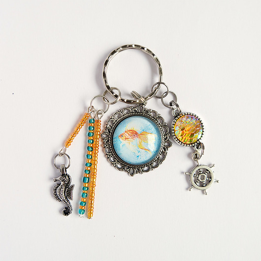 breloki Breloczek - Złota rybka, konik morski