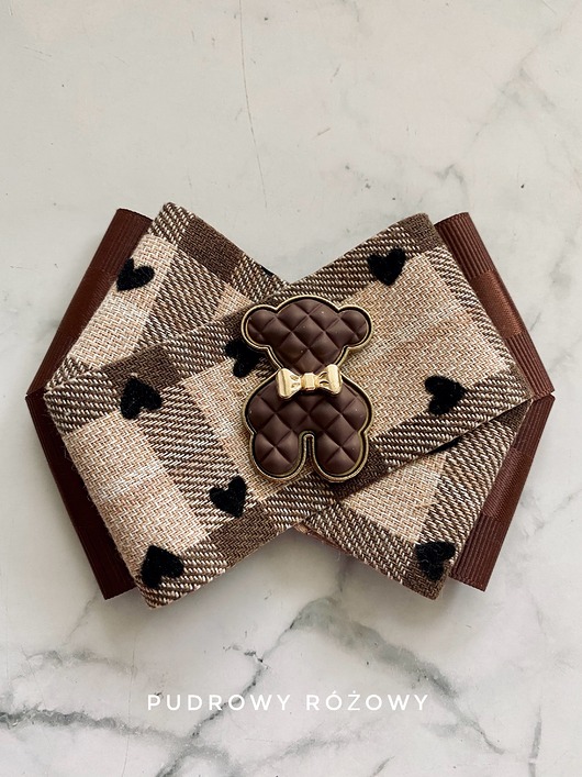 broszki Jesienna Brosza  z  czekoladowym MISIEM Nowość