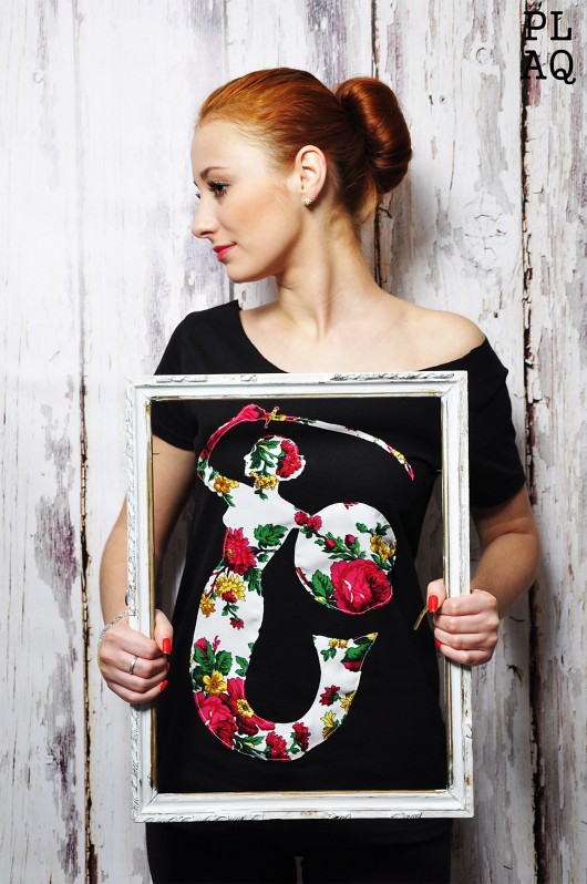 T-shirt Wawa Flower White Polaquito r.L polaquito