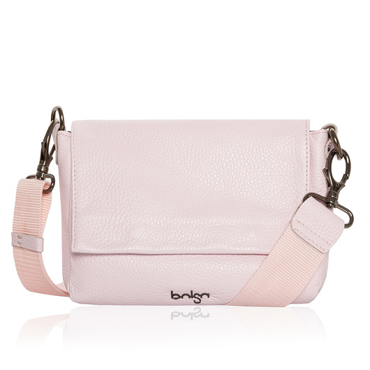 torby na ramię Torba skórzana Benna różowa marki bolsa