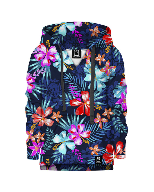 bluzy dla dziewczynki Bluza Dziewczynka DR.CROW Colourful Flowers
