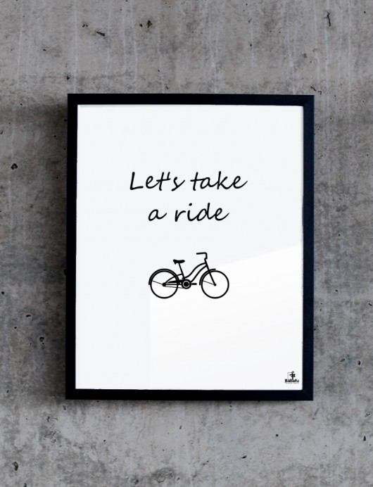 Plakat RIDE 50x70 MIA home
