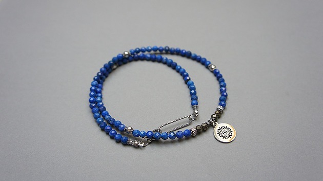 chokery Lapis lazuli  vol. 17 /choker/ - Szlachetna kolekcja