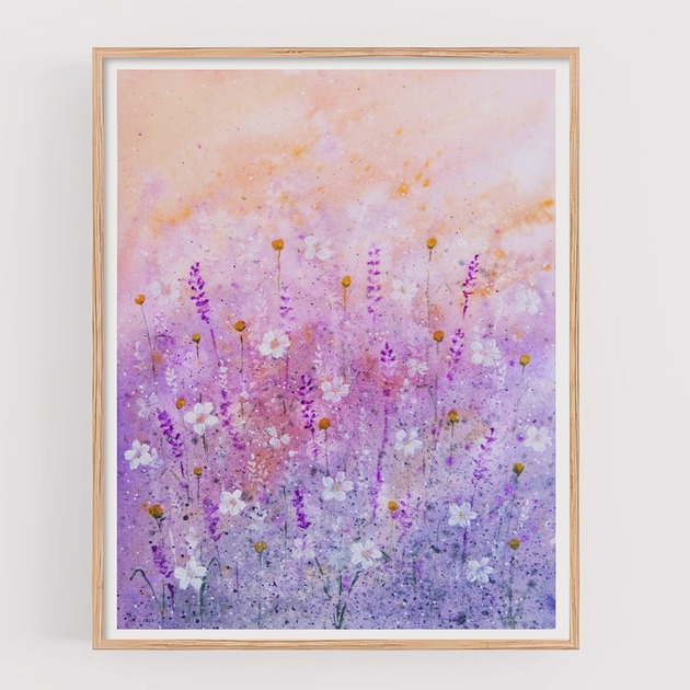 obrazy Oryginalna akwarela. Kwiaty 30x40cm