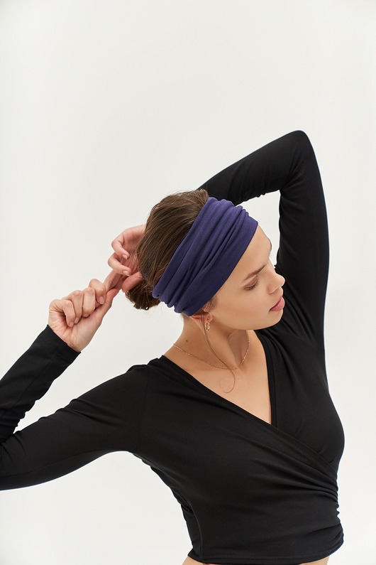 akcesoria do jogi Opaska na włosy SUPERNOVA - midnight blue