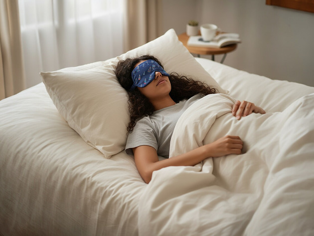 opaski na oczy Jedwabna opaska na oczy