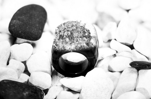 Brazi InspiRING High Czarny Brazi Druse Jewelry