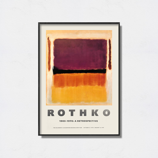 plakaty Mark Rothko  - Exhibition Poster