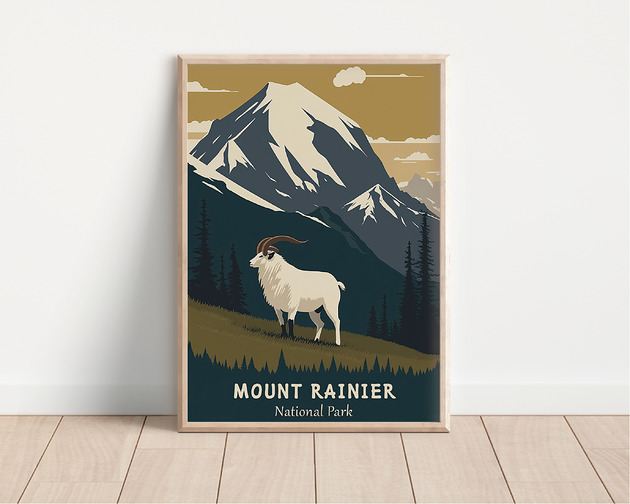 plakaty Plakat Mount Rainier