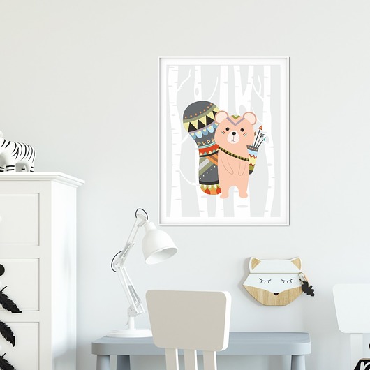 Plakat dla dzieci Miś 3L3 TamTamTu