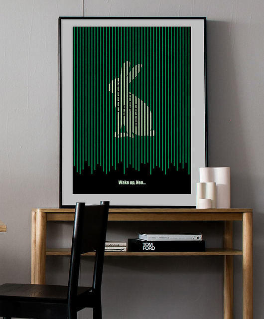 plakaty Plakat Matrix - Follow the White Rabbit