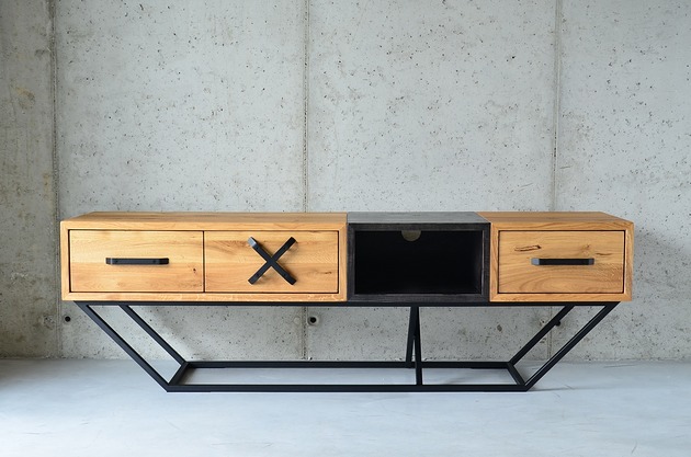 szafki Szafka San-Ki RTV- Jesion