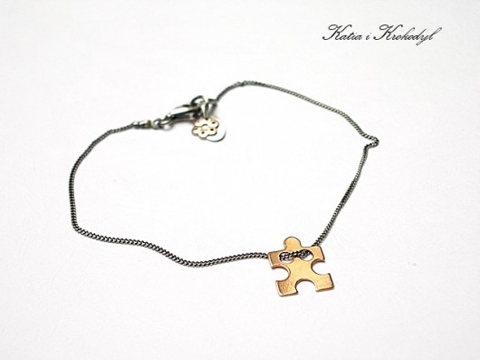 bransoletki wire wrapping Nitka -puzzle
