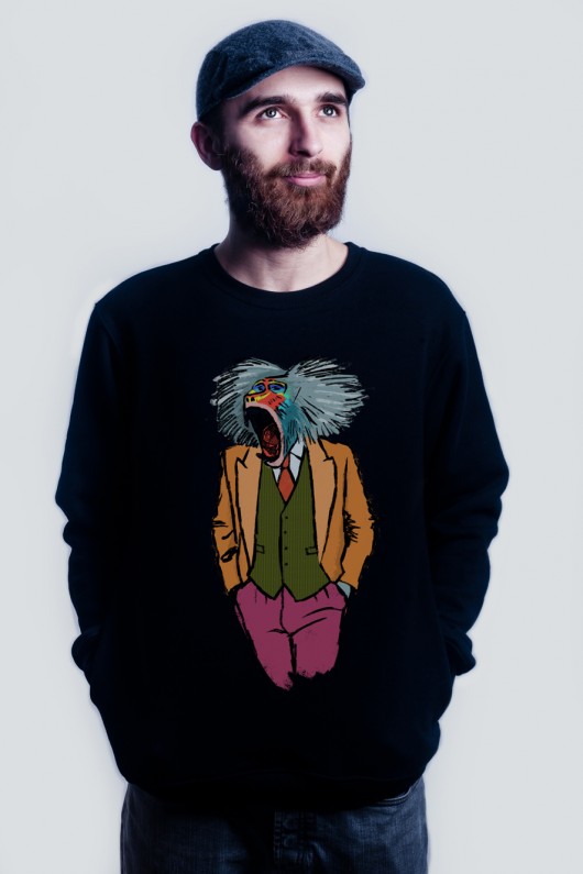 Bluza Męska "Pawian" black dziendobry