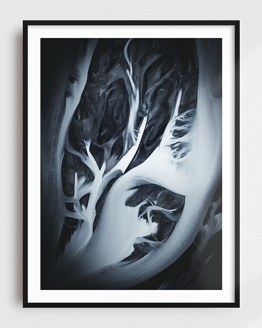 Fotografia kolekcjonerska "Rzeka lodowcowa I" BITE OF ICELAND