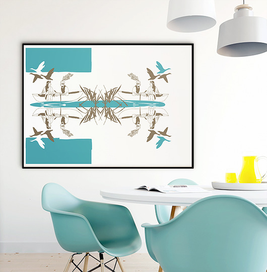Miłosna Sonata nad Jeziorem... 30x40 cm. Parallel World