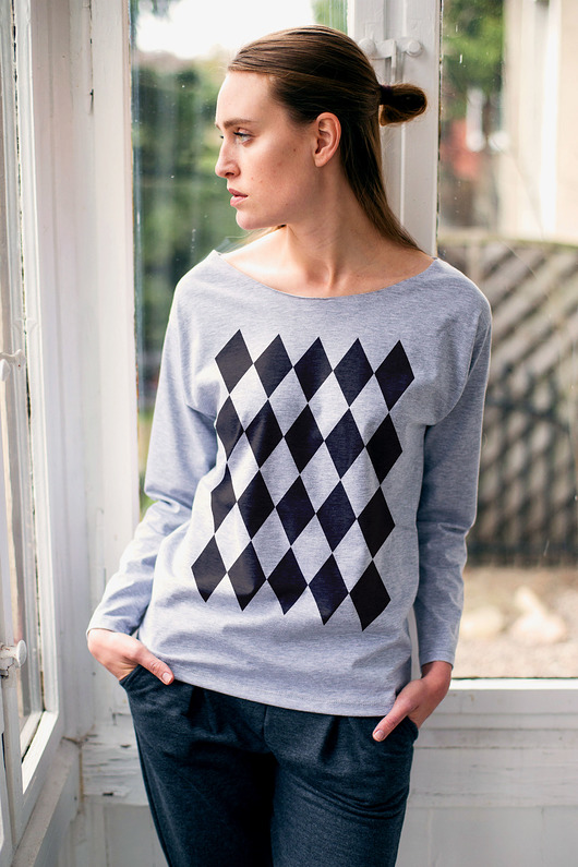 HARLEQUIN Bluzka Oversize GAU great as You