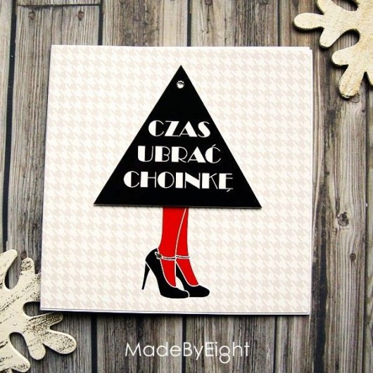 Czas ubrać choinkę - red eight