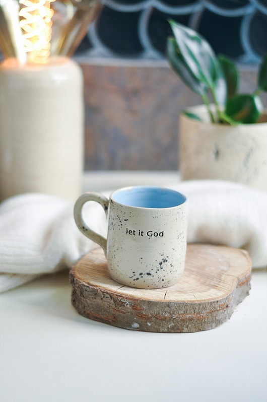 kubki Kubek Ceramiczny 250 ml "let it God"