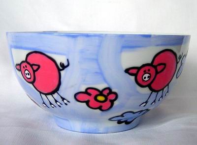 Miseczka porcelanowa czerwonakropka