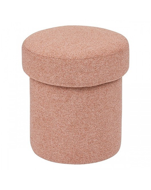 pufy do siedzenia Pufa Okrągła Pufa ze Schowkiem Aura Terracota