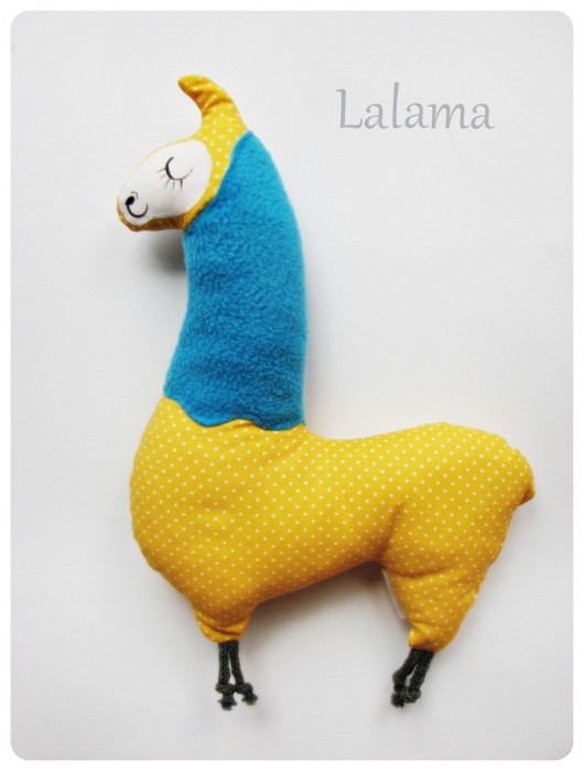 Dwulicowa lama do przytulania Lalama