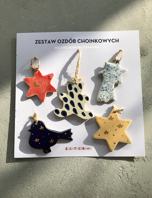 Zestaw ozdób choinkowych nr 4 ELEMTHEBRAND