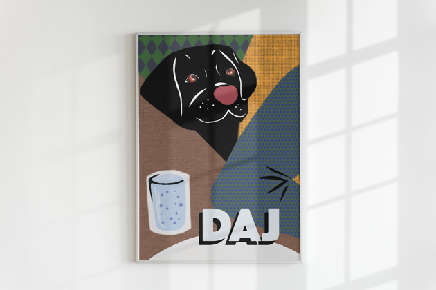 plakaty Plakat "Histerie zwierzęce: DAJ!" (Ilustracja)