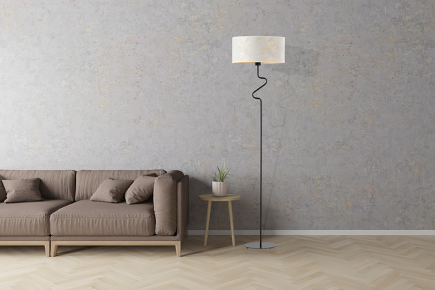 lampy podłogowe Elegancka lampa podłogowa do salonu MORONI MARMUR