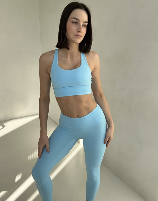 legginsy Legginsy do ćwiczeń Yoggings long - aqua blue