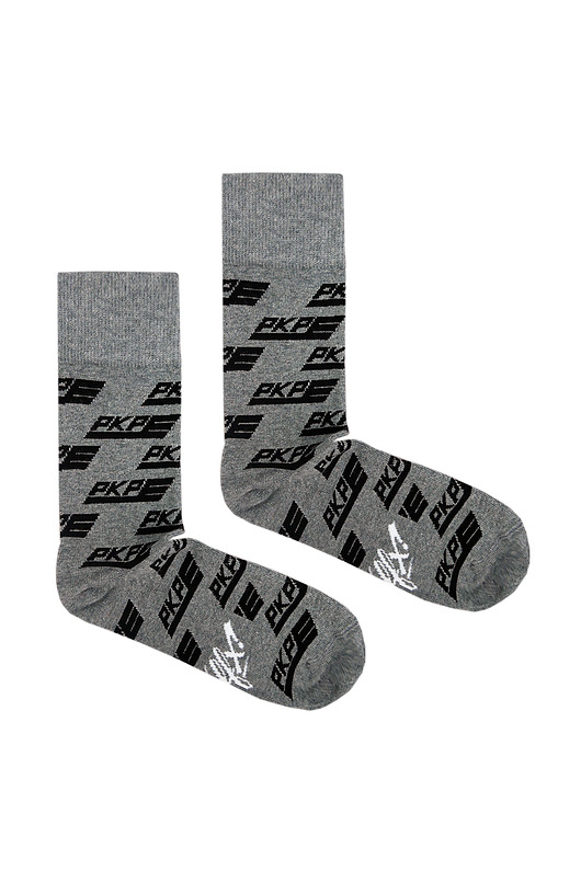 skarpetki damskie Skarpety Traffx PKP Logo szare