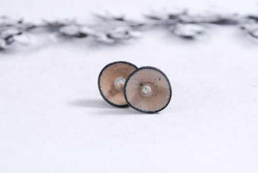 PETALS (NUDE) - kolczyki Dorota Oyrzanowska