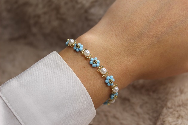 bransoletki ze szkła Bransoletka z koralików