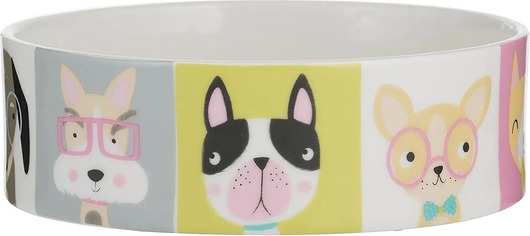 dla zwierząt różne Miska dla psa, kamionkowa, 15 cm Pawtrait