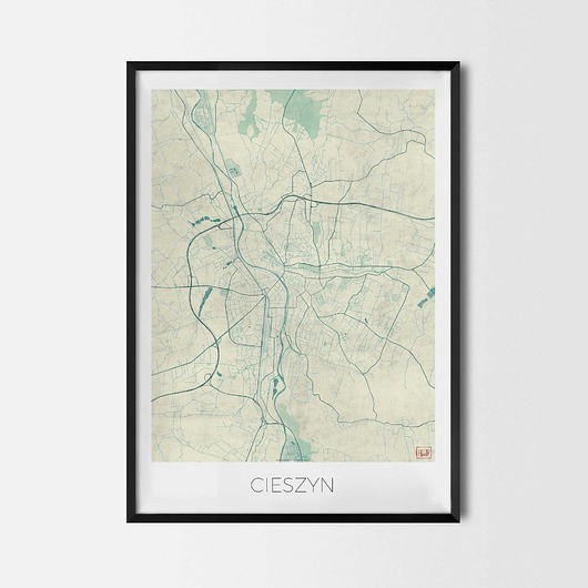 Plakat Cieszyn - CityArtPosters CityArtPosters