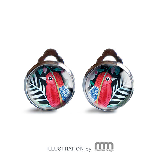 RED BIRDS klipsy muamua design