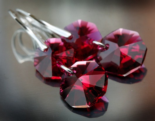 Rubinowa kaskada - kryształ Swarovski Ruby 2 mellody