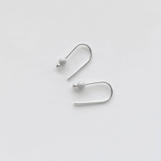 kolczyki z kamieniami Kolczyki OKRĄG