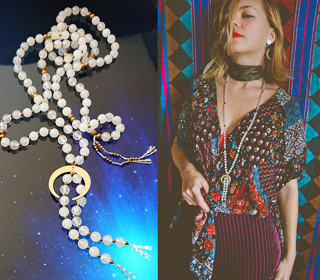 LUNA  /// naszyjnik z księżycem NOMAD ACCESSORIES