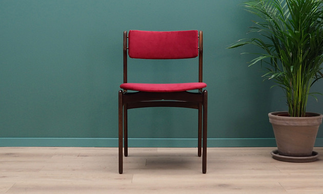 Krzesło palisandrowe, duński design, lata 60,  Erik Buch Przetwory design