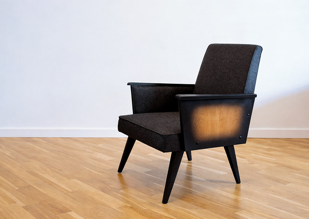 fotele Fotel, po renowacji - tapicerka Blazer, 100% wełna (Camira)