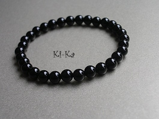  Basic black gloss- bransoletka KiKa pracownia